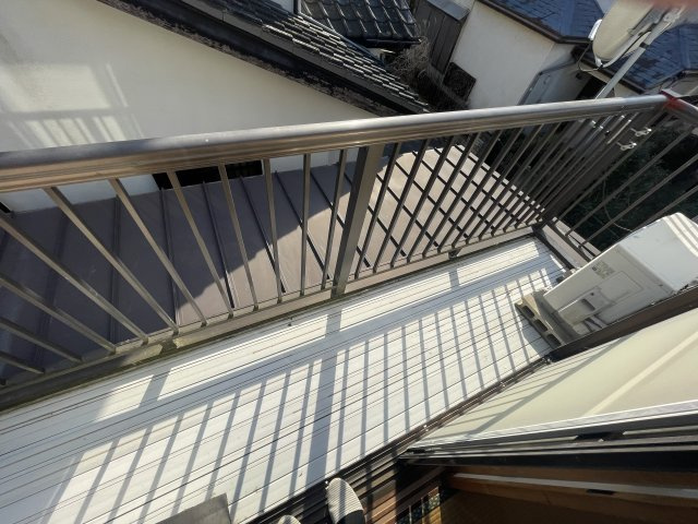 藤下住宅のバルコニー
