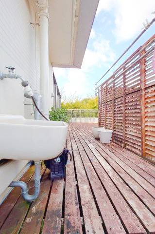 【バルコニー】 | パークシティ成城Eコート | スロップシンク付き