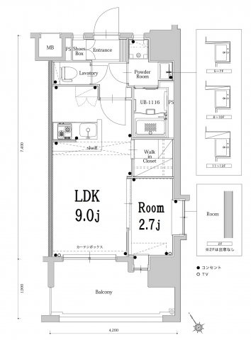 エンクレスト空港通りの間取り