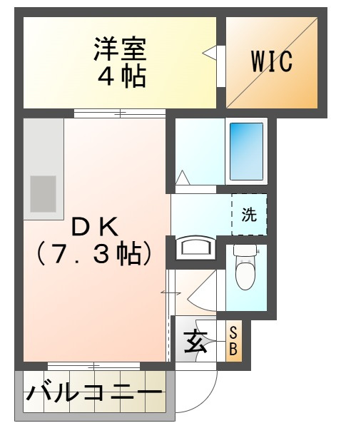 サンガーデン高津橋の間取り