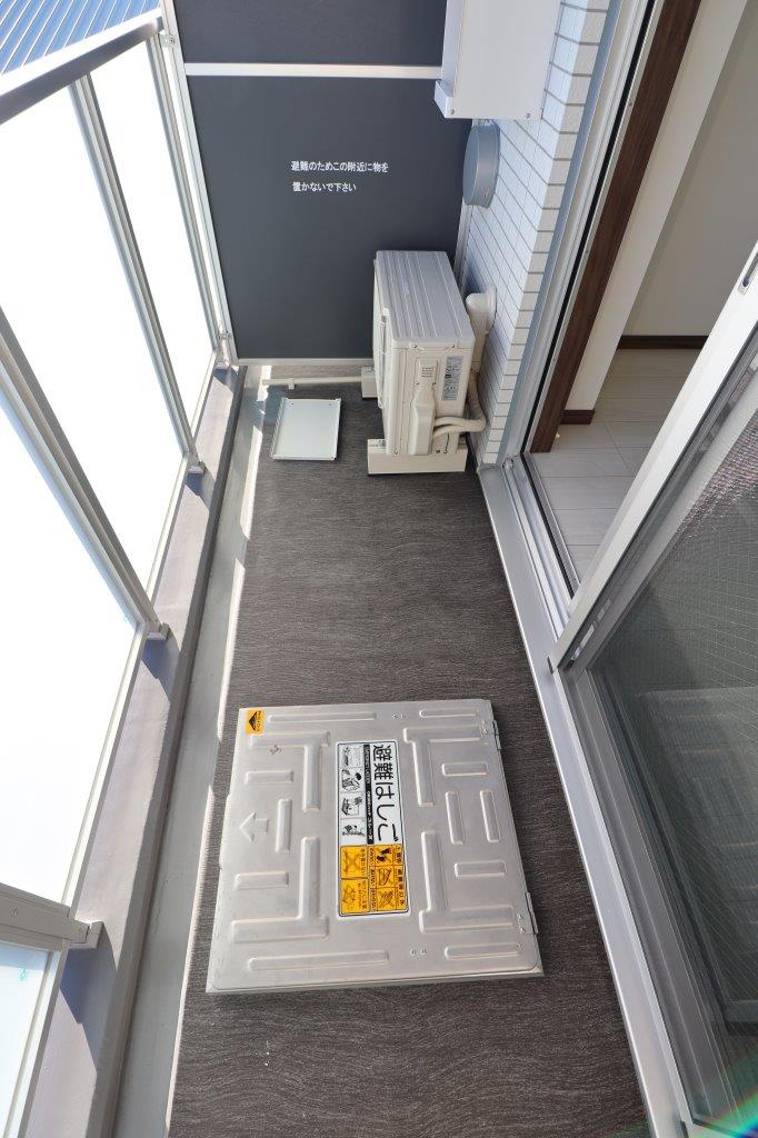 GENOVIA京成立石Ⅲskygardenのバルコニー