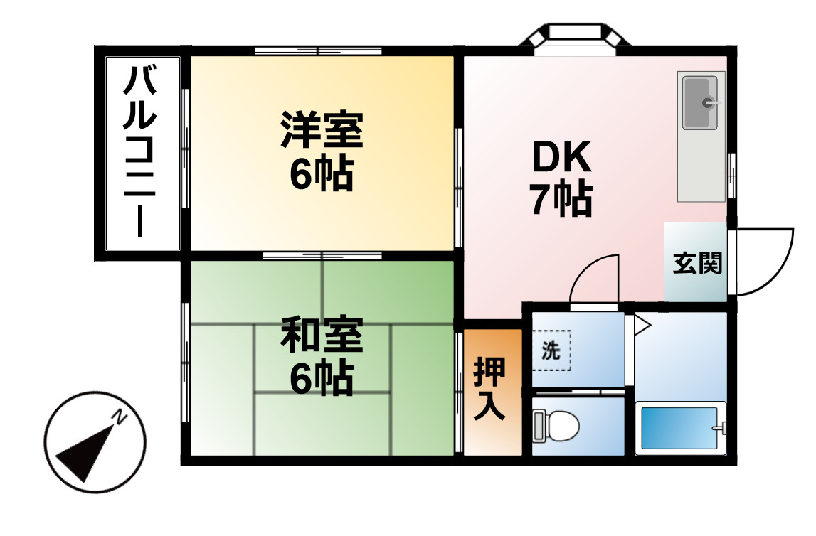 アベニュー片貝の間取り