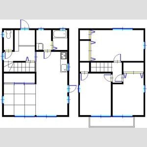 一色西貸家の間取り