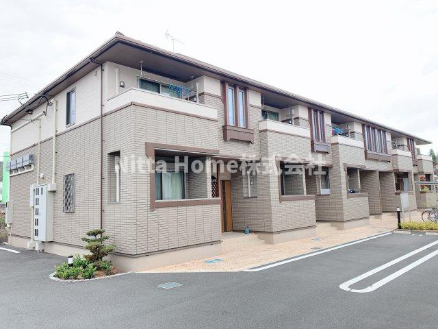 サングレイスの外観|エアコン２台付き物件です♪