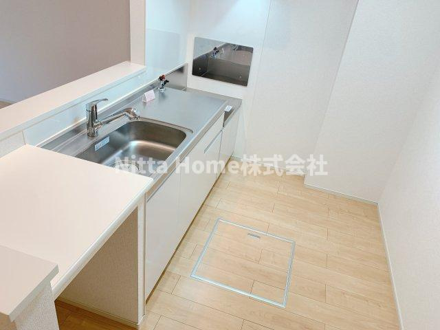 サングレイスのキッチン|キッチン広々・人気のカウンターキッチン◎