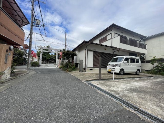 尼崎市若王寺１丁目　２区画分譲地　２号地の前面道路含む現地写真