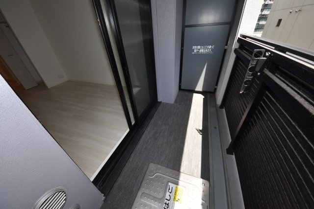 エスレジデンス南堀江のバルコニー