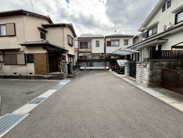 神足3丁目　建築条件付き土地の前面道路含む現地写真|【前道】