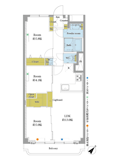 【間取り】 | 西大井ダイヤマンション