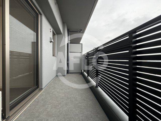 プレサンス大国町ラヴェニールのバルコニー|プレサンス大国町ラヴェニール　バルコニー