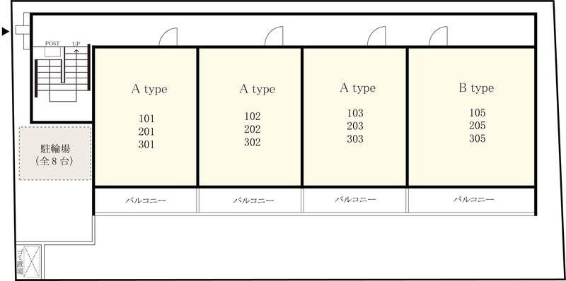 リブリ・グリーン東新小岩の区画図