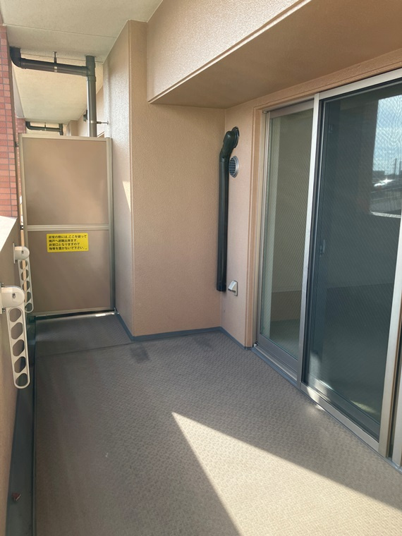 千葉中央レジデンスのバルコニー