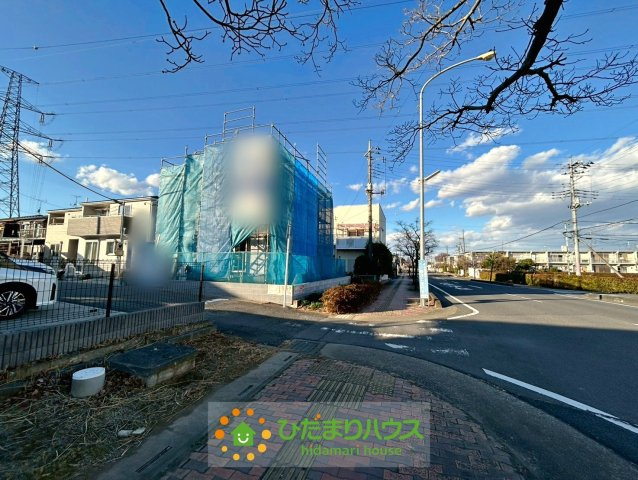 宮代町東姫宮第３　新築一戸建て　リーブルガーデンの前面道路含む現地写真|2025/10/27　撮影