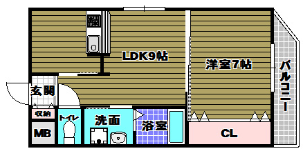 フィルハウス須賀の間取り