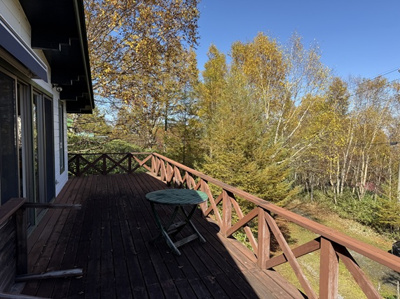 【バルコニー】 | 富貴の平中古別荘