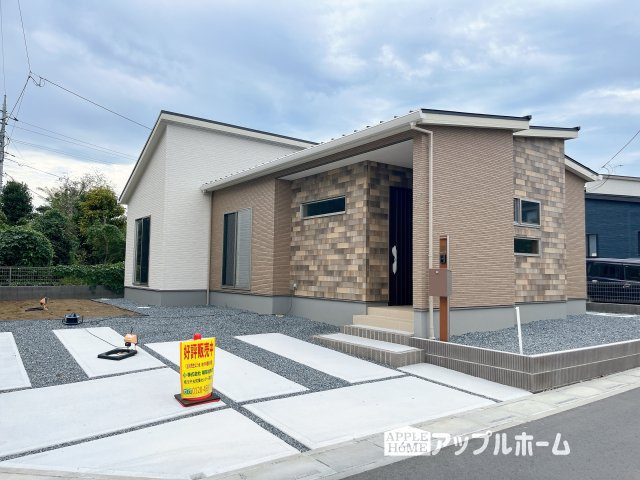 【新築平屋戸建】深谷市荒川 第1期 の外観|★内覧可能★アップルホームでは物件のメリットデメリットお客様の立場にたちお伝えさせていただきます！いつでもお気軽にお問合せOKです！TEL「0120-466263」