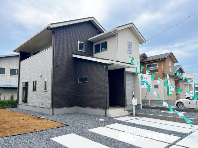 【新築戸建】深谷市荒川 第1期 の外観|★内覧可能★アップルホームでは物件のメリットデメリットお客様の立場にたちお伝えさせていただきます！いつでもお気軽にお問合せOKです！TEL「0120-466263」