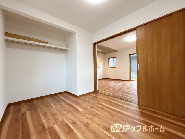 【新築戸建】深谷市荒川 第1期 の洋室|居室は全室収納あり！たっぷりある収納活用でお部屋もキレイを保てます♪