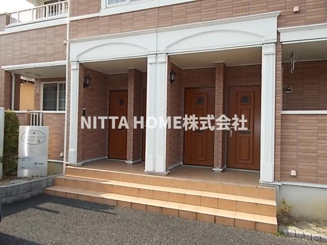 ミップルハウスＢのエントランス|整備されたきれいなエントランス☆彡
