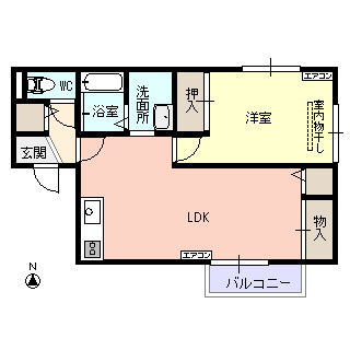 カトルフロースの間取り