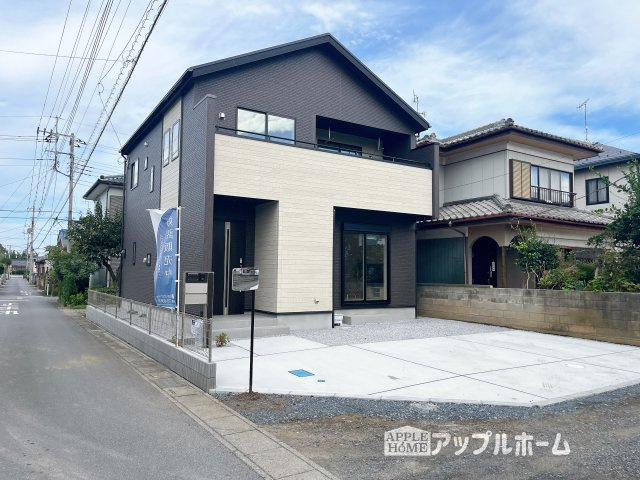 【新築戸建】深谷市上野台 全1棟の外観|☆内覧可能☆アップルホームでは物件のメリットデメリットお客様の立場にたちお伝えさせていただきます！いつでもお気軽にお問合せOKです！TEL「0120-466263」