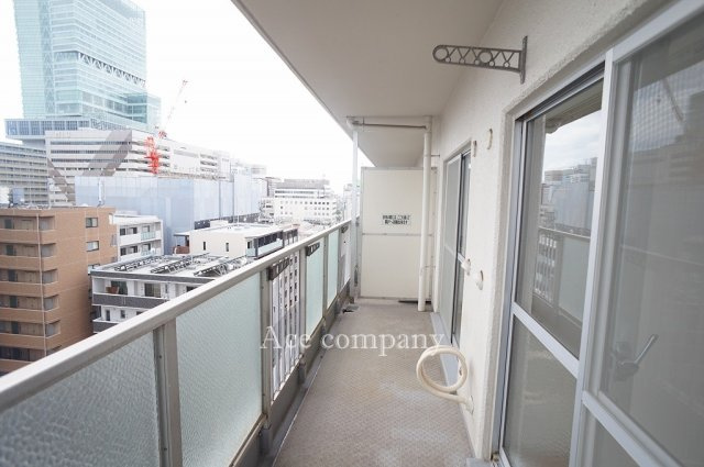 【バルコニー】 | 天王寺スカイハイツ | 上層階、南向きのバルコニー☆陽当り良好です☆