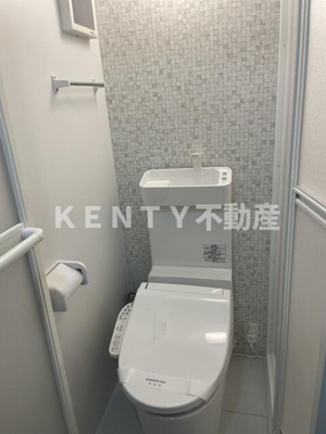 【トイレ】 | ハイタウン旗の台 | 清潔感のあるトイレです