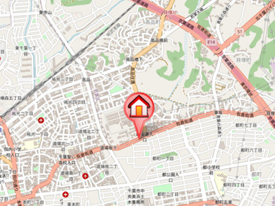 【地図】 | ビレッジ都町Ⅱ