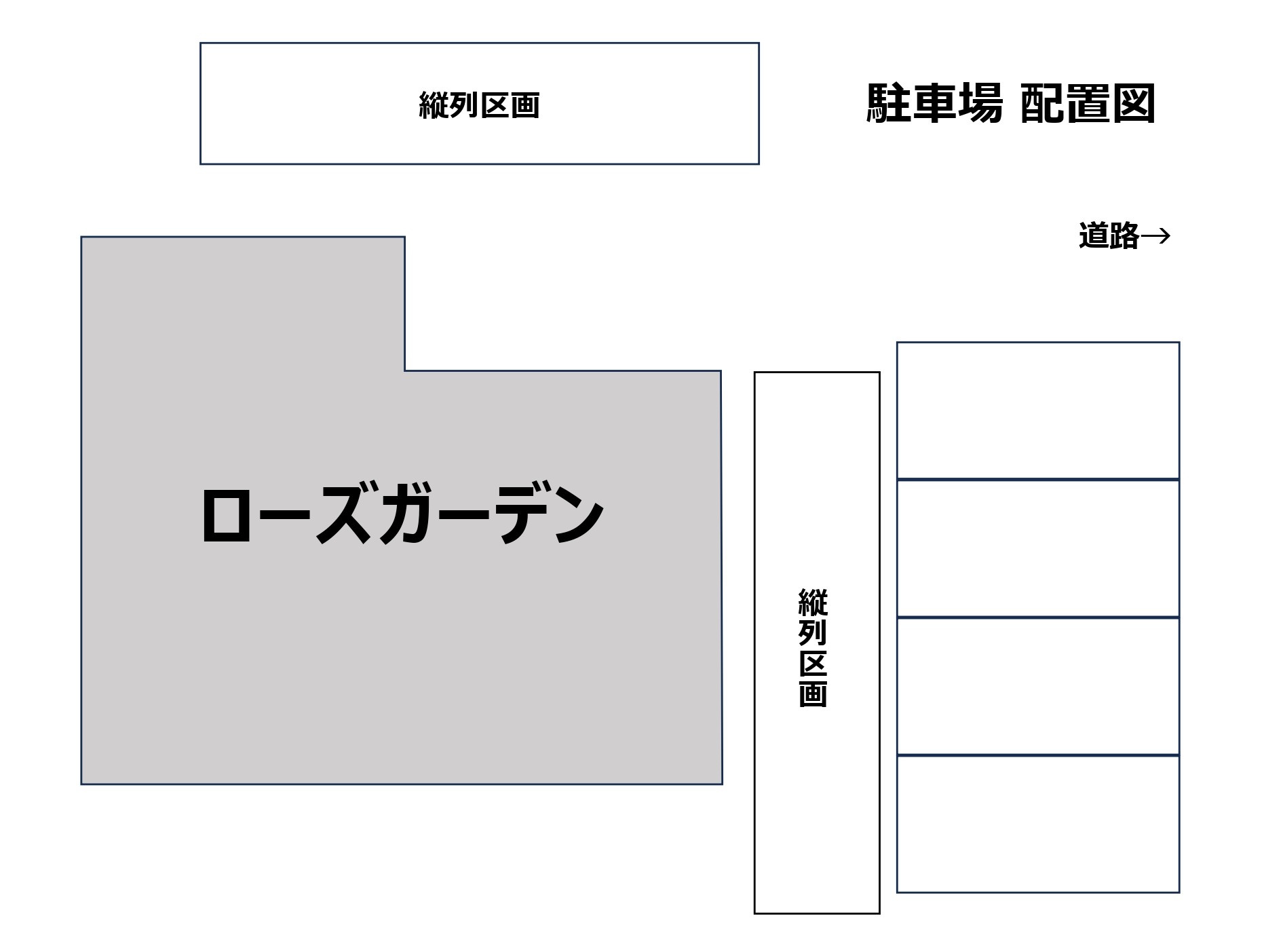 ローズガーデンの区画図