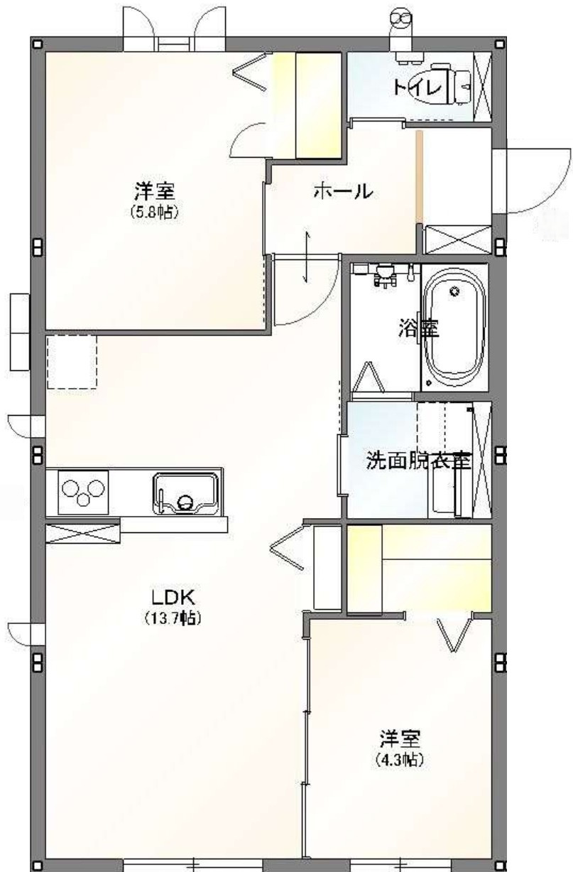 ローズガーデンの間取り