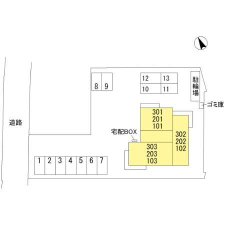 ネイトの区画図