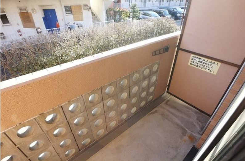 ユーコート上用賀　メゾネット　ペット相談　礼金0のバルコニー