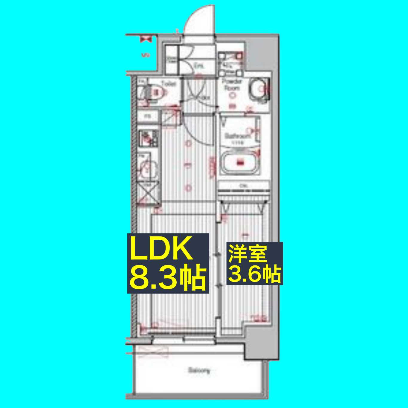 SOLメイクス浄心天神山の間取り