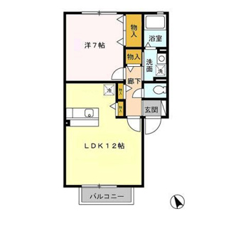 【間取り】 | エトワール キューブ　Ｂ