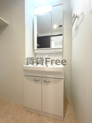 【独立洗面台】 | ワールドアイ大阪城EASTⅡ　仲介手数料無料