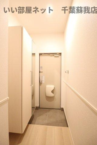 ヴィラ・オアシスの玄関|ゆったりとした玄関です