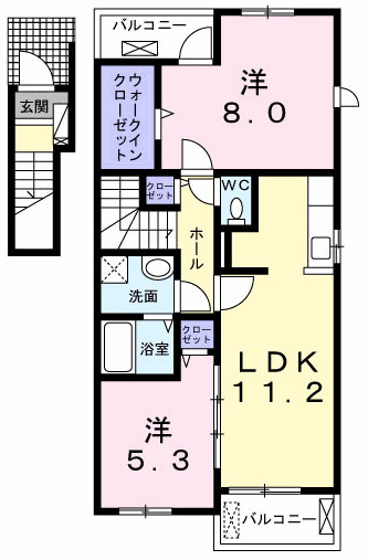 グリーンウッドⅢの間取り