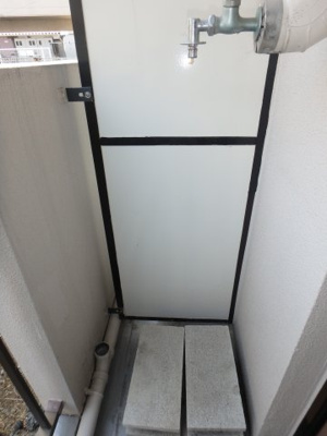 【その他】 | ココスi.ホール | バルコニーに洗濯機置き場