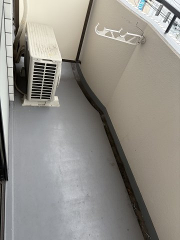 坂戸市日の出町の賃貸マンションのバルコニー