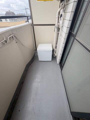 坂戸市日の出町の賃貸マンションのバルコニー