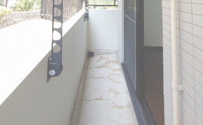 ヴィータローザ新江古田のバルコニー