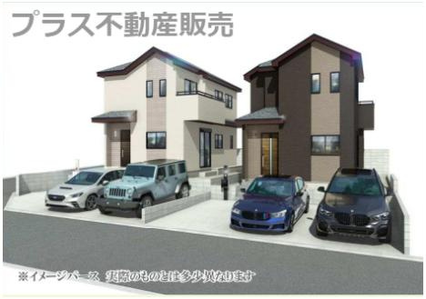 【外観】 | 福岡市東区青葉6丁目　A号棟（全2棟）【仲介手数料無料・0円】 | 建築中の物件は、お近くのモデルハウスも一緒にご覧頂けます。