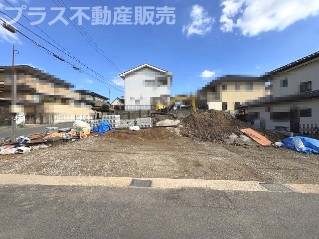 【外観】 | 福岡市東区青葉6丁目　B号棟（全2棟）【仲介手数料無料・0円】 | 現地写真。プラス不動産販売なら、現場の全ての棟をまとめてご見学頂けます。