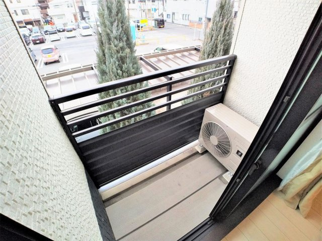 レオネクストチェリーガーデンのバルコニー