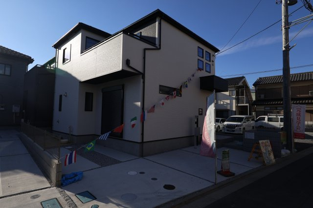 《仲介手数料無料》志木市下宗岡４丁目18-13(4号棟)新築一戸建てグラファーレの外観|撮影日 2025年11月21日 14:30 晴れ