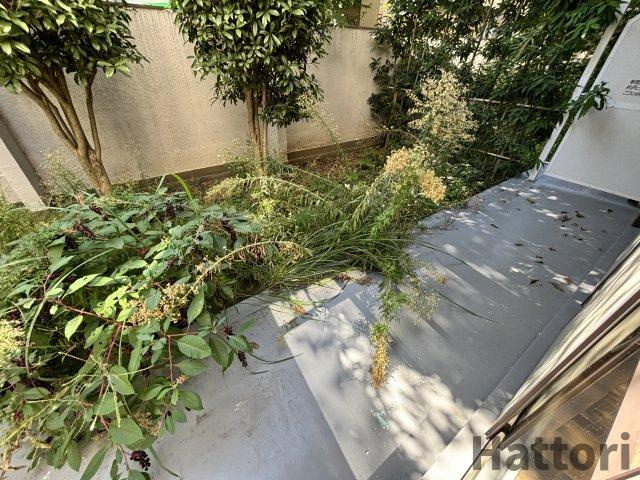 シャンティー豊中のバルコニー