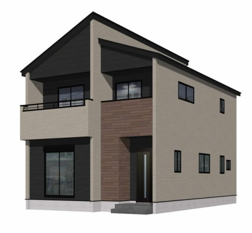 遠賀郡遠賀町松の本3丁目1期の外観パース