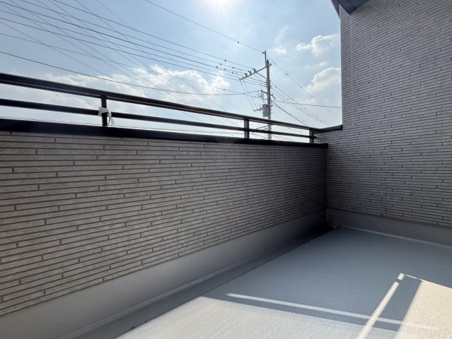 遠賀郡遠賀町松の本3丁目1期のバルコニー