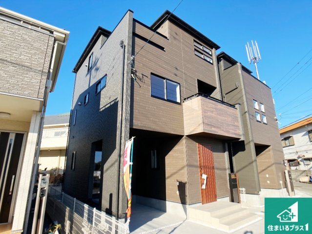 明石市松江　新築一戸建ての外観|お客様に長く安心して住んでいだだける事にこだわった家づくり！住んでからのアフターサービスにもしっかりと取り組んでいます！