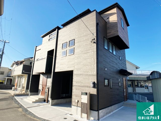 明石市松江　新築一戸建ての外観|安心の10年保証！外観を美しく保ち、雨水で汚れを落とします！気になることがありましたら、お気軽にお問い合わせください！